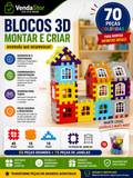 BLOCOS 3D MONTAR E CRIAR