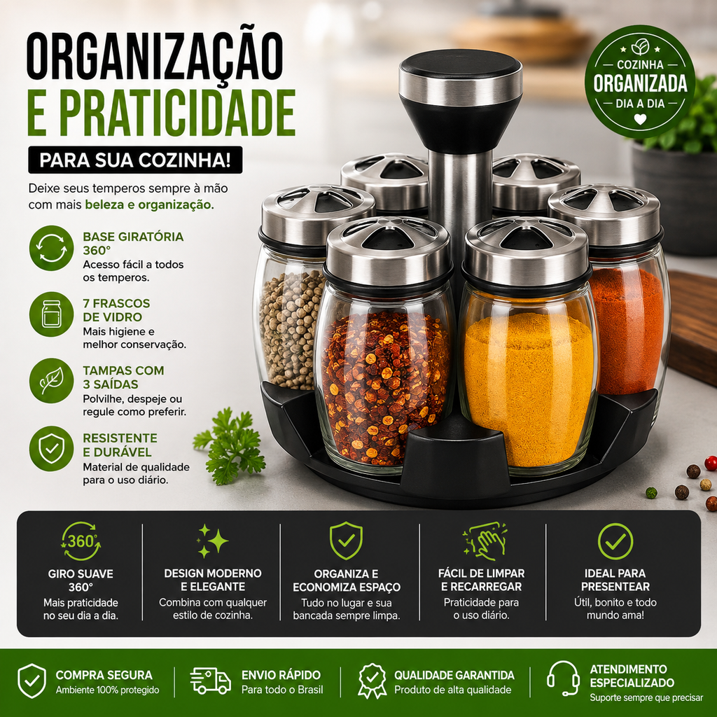 ORGANIZADOR GIRATÓRIO