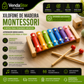 XILOFONE DE MADEIRA MONTESSORI￼