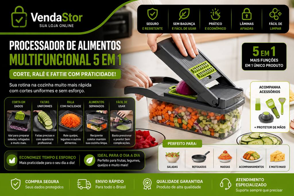 PROCESSADOR DE ALIMENTOS MULTIFUNCIONAL