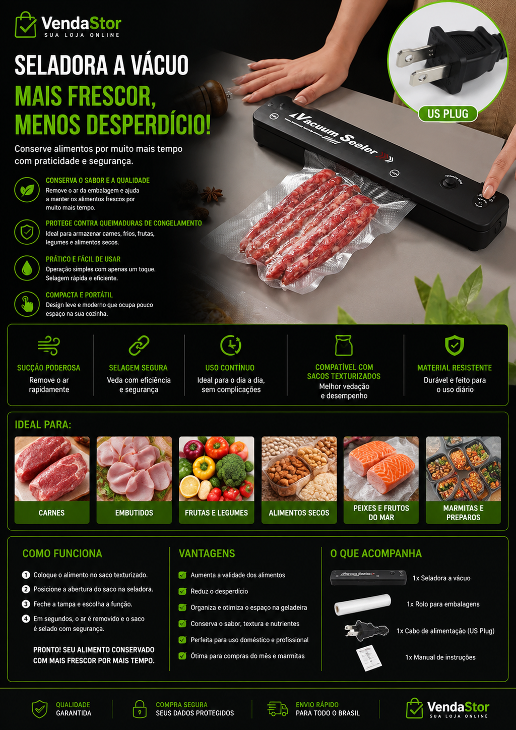 SELADORA A VÁCUO