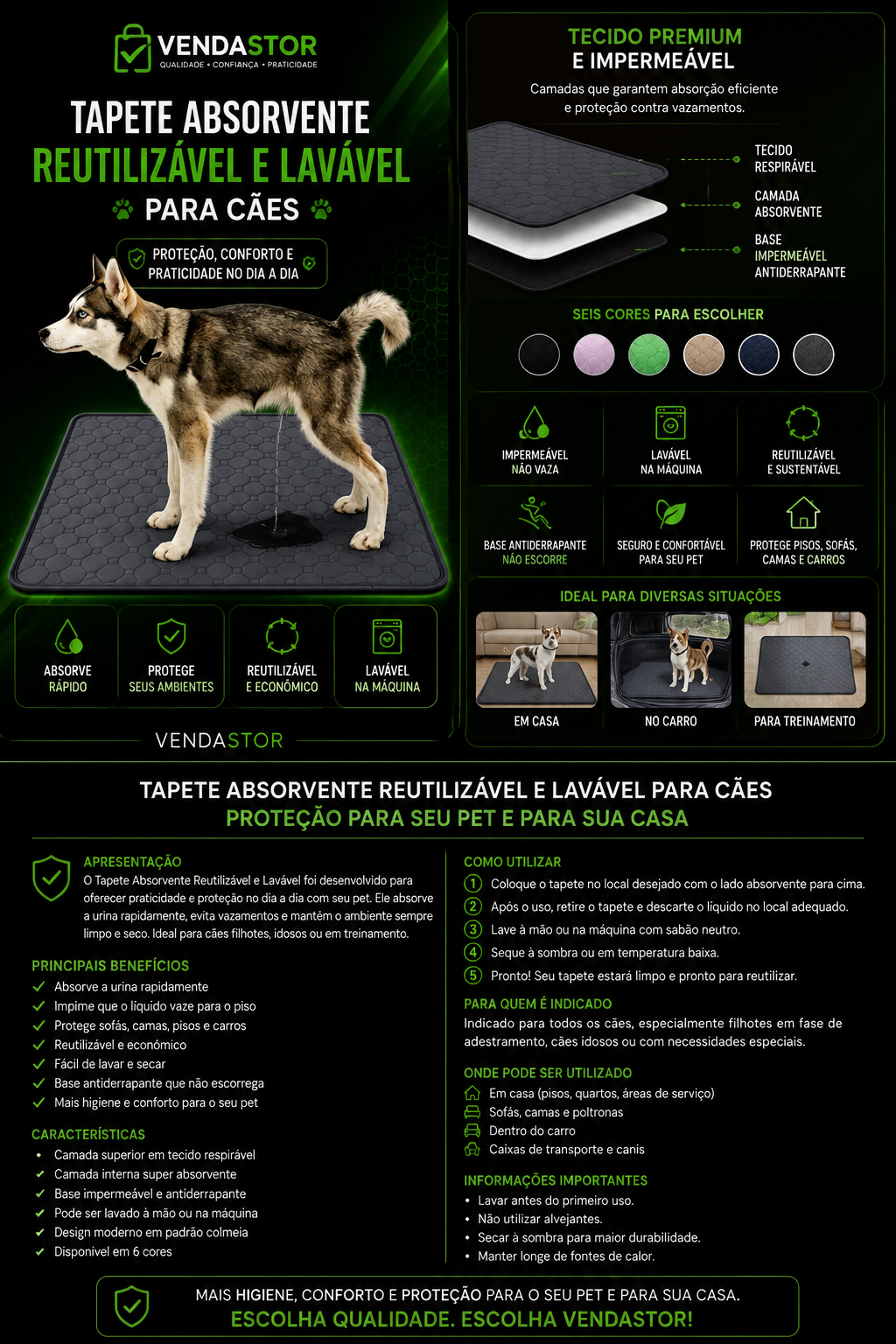 TAPETE ABSORVENTE PARA PET