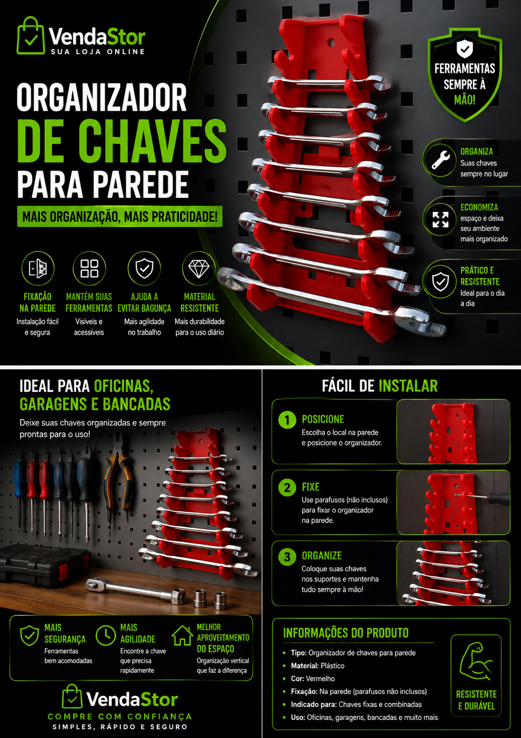 ORGANIZADOR DE CHAVES