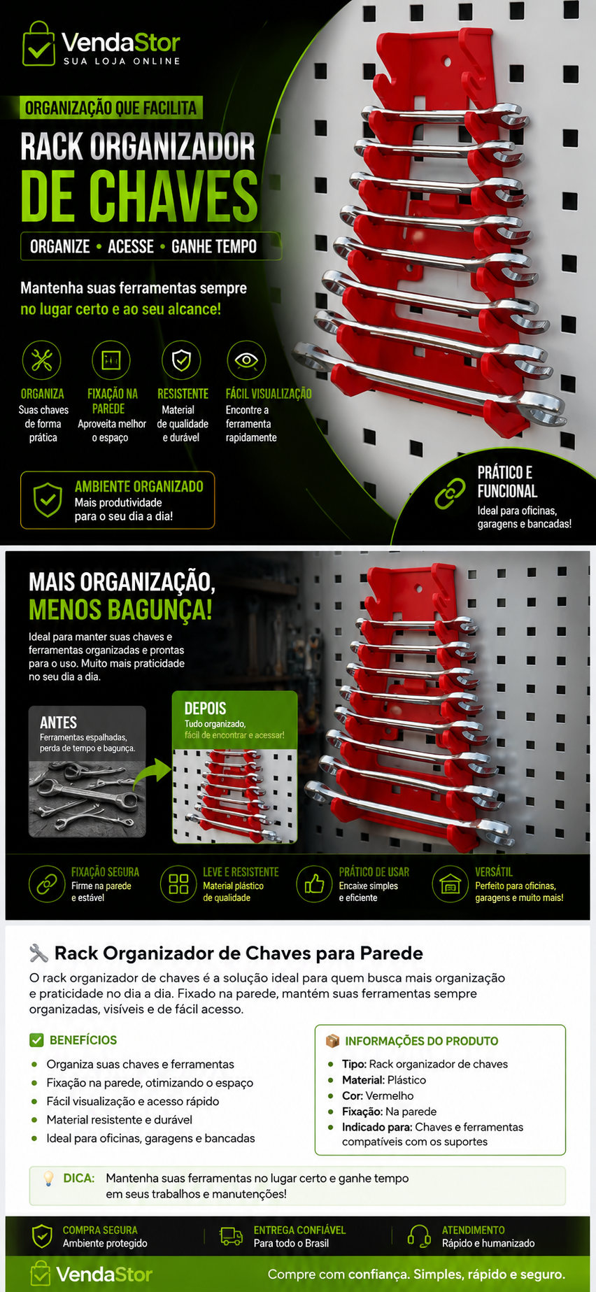 ORGANIZADOR DE CHAVES