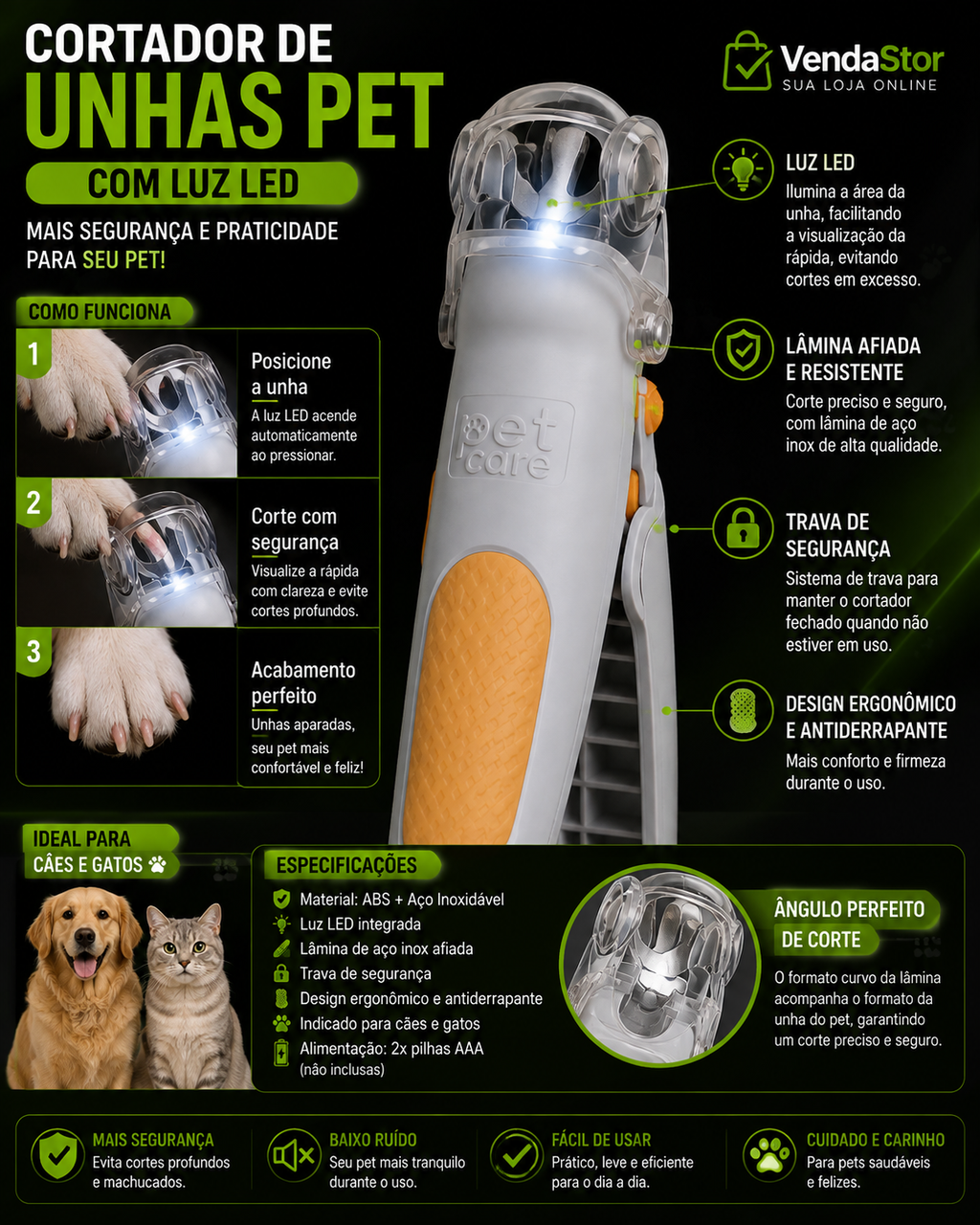 CORTADOR DE UNHA PET