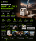 MINI PROJETOR SMART U4