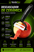 DESCASCADOR DE CERÂMICA PARA FRUTAS E VEGETAIS