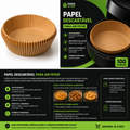PAPÉIS DESCARTÁVEIS PARA AIR FRYER