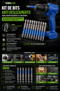 KIT DE BITS ANTI DESLIZAMENTO ￼