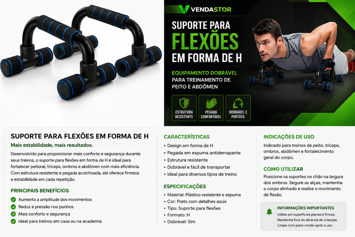 SUPORTE PARA FLEXÕES ￼