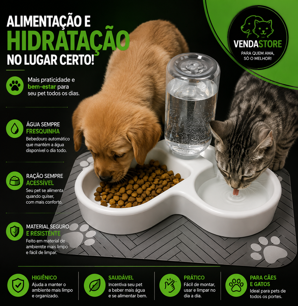 BEBEDOURO E COMEDOURO ￼